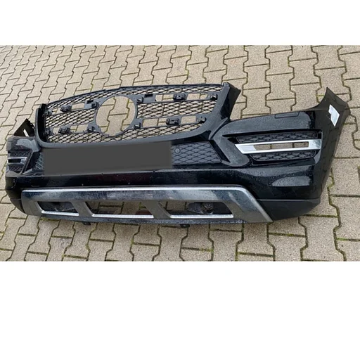 X166 GL BUMPER A1668853125 (W166) VOORBUMPER COMPLEET ZWART Mercedes 2012-2015 ORIGINEEL GL A 166 885 31 25