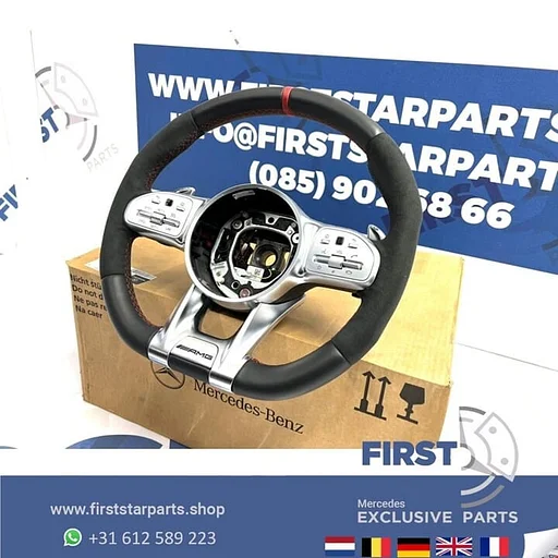 AMG STUUR A35 A45 CLA45 C63 E63 GLC63 GLE63 GT63 G63 2023 W177 W118 W205 W213 W253 W223 W468 W257 ORIGINEEL STUURWIEL Mercedes