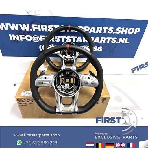 AMG STUURWIEL A35 A45 CLA45 C63 E63 GLC63 GLE63 GT63 G63 2023 W177 W118 W205 W213 W253 W223 W468 W257 ORIGINEEL STUURWIEL Mercedes
