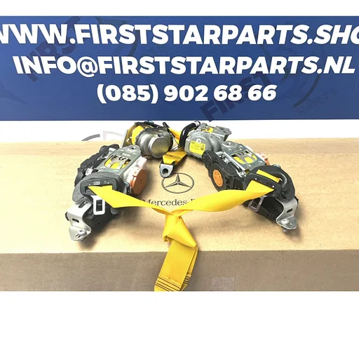 CLA45 AMG GORDELSPANNERS GEEL Mercedes W177 A W118 CLA H247 GLA X247 GLB Klasse GORDELS A45s CLA45s GLA45s GLB35 YELLOW EDITION GORDELSET Mercedes Benz 2019-2025 GEEL