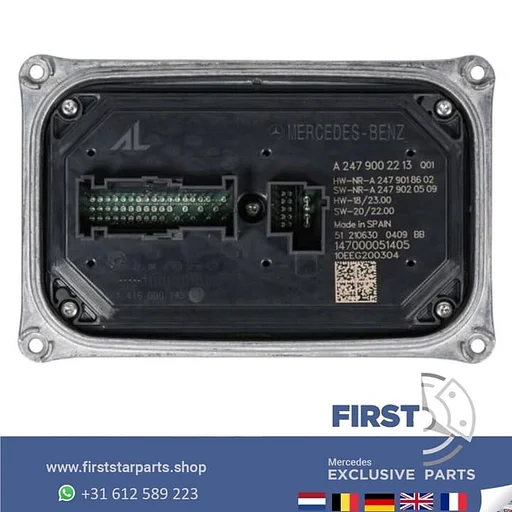 A2479002213 LED KOPLAMPMODULE W177 W118 W167 H243 W247 H247 X247 N293 Mercedes Benz A B CLA GLA GLB GLE EQA EQC Klasse Koplamp LED Module A 247 900 22 13