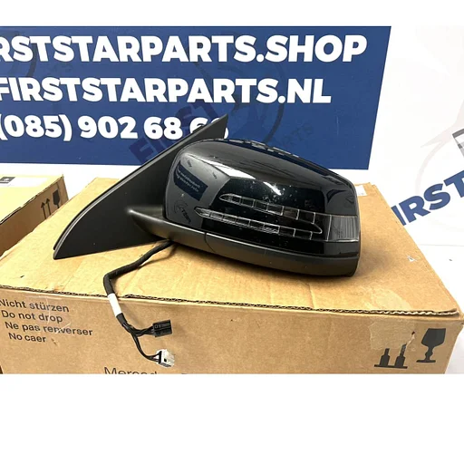 W176 SPIEGEL LINKS Mercedes A Klasse BUITENSPIEGEL AMG Line LINKER ZIJSPIEGEL ELEKTRISCH INKLAPBAAR origineel Mercedes 2012-2018 ZWART/WIT/GRIJS/ROOD/BLAUW/ETC
