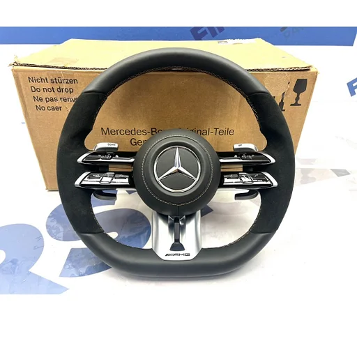 AMG STUUR 2024 Mercedes W177 W118 W247 W206 W214 W254 V167 W223 W464 W257 45 63 AMG STUURWIEL A45 CLA45 GLA45 C63s E63s GLC63s GLE63s S63s ORIGINEEL Mercedes 2021-2025 C63S E63S GLC63S GLE63S S63S CLS63 E PERFORMANCE