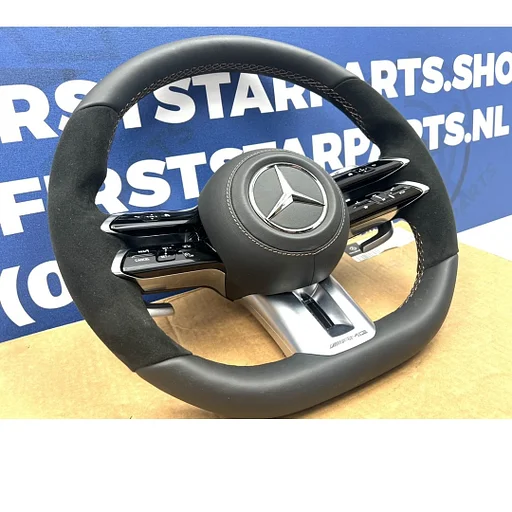 AMG STUUR EPERFORMANCE W177 W118 W247 W206 W214 W254 V167 W223 W464 W257 45 63 AMG STUURWIEL A45 CLA45 GLA45 C63s E63s GLC63s GLE63s S63s ORIGINEEL Mercedes 2021-2025 C63S E63S GLC63S GLE63S S63S CLS63 E PERFORMANCE