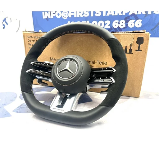 AMG STUUR 2024 W177 W118 W247 W206 W214 W254 V167 W223 W464 W257 45 63 AMG STUURWIEL A45 CLA45 GLA45 C63s E63s GLC63s GLE63s S63s ORIGINEEL Mercedes 2021-2025 C63S E63S GLC63S GLE63S S63S CLS63 E PERFORMANCE