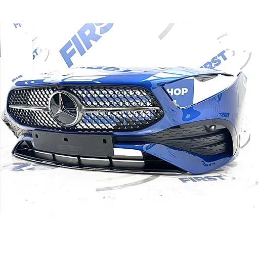W177 FACELIFT BUMPER AMG A1778858705 VOORBUMPER COMPLEET 2024 AMG PAKKET WIT ZWART GRIJS ROOD BLAUW ZILVER + DIAMOND STARS GRIL ORIGINEEL 2024 Mercedes A Klasse 2018-2025 AMG A 177 885 91 05
