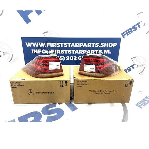 W166 GLE ACHTERLICHTEN SET A1669065501 + A1669065601 GLE KLASSE SUV VOL LED ACHTERLICHT LINKS RECHTS SET W166 FULL LED Mercedes GLE Klasse 2015-2019 ORIGINEEL GLE43 GLE63 GLE63s AMG 63 166