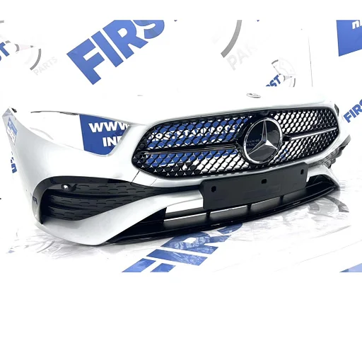 W177 FACELIFT BUMPER AMG A1778858705 VOORBUMPER COMPLEET 2024 AMG PAKKET WIT ZWART GRIJS ROOD BLAUW ZILVER + DIAMOND STARS GRIL ORIGINEEL 2024 Mercedes A Klasse 2018-2025 AMG A 177 885 91 05