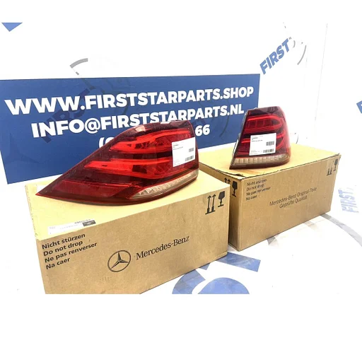 W166 GLE ACHTERLICHTEN SET A1669065501 + A1669065601 GLE KLASSE SUV VOL LED ACHTERLICHT LINKS RECHTS SET W166 FULL LED Mercedes GLE Klasse 2015-2019 ORIGINEEL GLE43 GLE63 GLE63s AMG 63 166