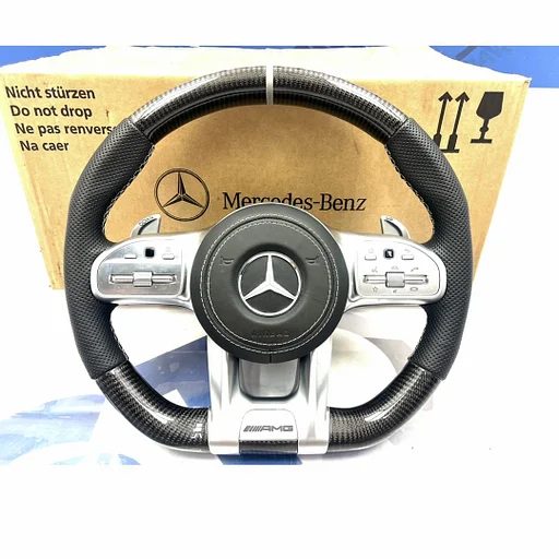2022 AMG CARBON STUUR + AIRBAG A45 CLA45 C63 E63 GLC63 GLE63 GT63 G63 W177 W118 W205 W213 W253 W223 W468 W257 ORIGINEEL CARBON ART EDITION Mercedes 2018-2023