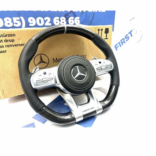 2021 AMG CARBON STUUR + AIRBAG A45 CLA45 C63 E63 GLC63 GLE63 GT63 G63 W177 W118 W205 W213 W253 W223 W468 W257 ORIGINEEL CARBON ART EDITION Mercedes 2018-2023
