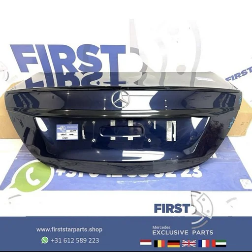 W213 E KLASSE AMG ACHTERKLEP COMPLETE KOFFERKLEP KOFFERBAK origineel Mercedes Eklasse 2016-2022 ZWART/WIT/GRIJS/BLAUW KOFFERKLEP COMPLEET 213