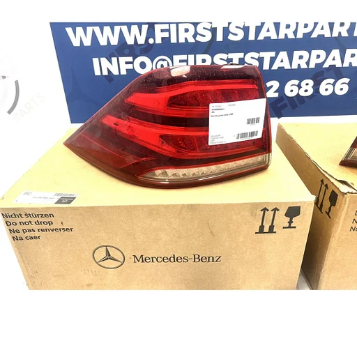W166 GLE ACHTERLICHT LINKS A1669065501 GLE KLASSE SUV VOL LED LINKER ACHTERLICHT W166 FULL LED Mercedes GLE Klasse 2015-2019 ORIGINEEL GLE43 GLE63 GLE63s AMG 63 166