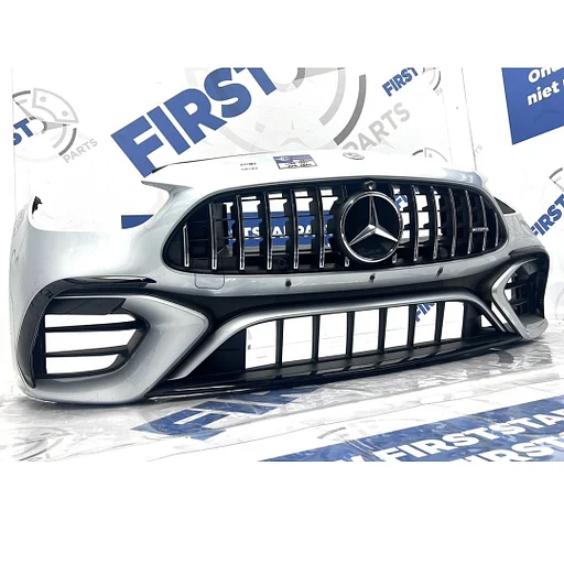 W206 C63 AMG BUMPER C KLASSE A2068859401 C63s NIGHT PAKKET VOORBUMPER + PANAMERICANA GT GRIL COMPLEET 2021-2026 NIGHT STOSSTANGE Mercedes C Klasse origineel + PANAMERICANA GRILLE A 206 885 94 01 ZWART WIT GRIJS ZILVER ETC E PERFORMANCE