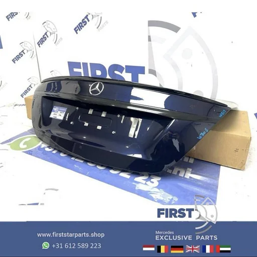 W213 E KLASSE ACHTERKLEP E43 E53 E63 E63s AMG COMPLETE KOFFERKLEP KOFFERBAK origineel Mercedes Eklasse 2016-2022 ZWART/WIT/GRIJS/BLAUW KOFFERKLEP COMPLEET 213