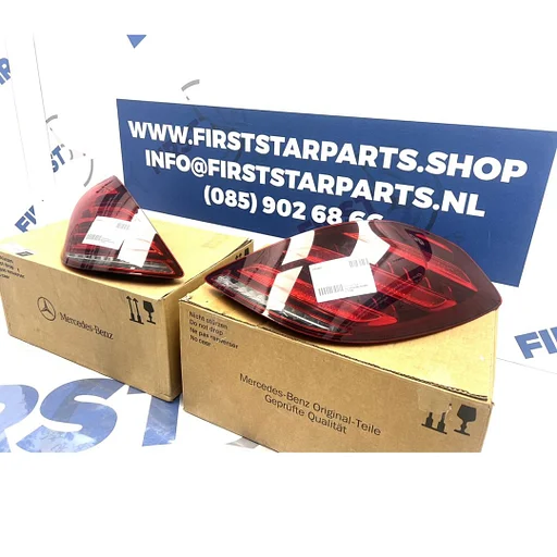 W222 S KLASSE FACELIFT ACHTERLICHT SET A2229066904 + A2229067004 VOL LED ACHTERLICHTEN LINKS RECHTS SET W222 FULL LED MOPF Mercedes S Klasse 2013-2020 ORIGINEEL S400 S500 S600 S63 S63s S65 AMG 63 MAYBACH W222 V222