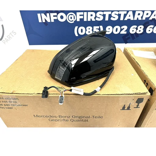 W463 G KLASSE SPIEGEL LINKS DODEHOEK ASSIST ELEK.INKLAPBAAR ZWART BUITENSPIEGEL origineel Mercedes G WAGON A463810951664 2006-2019 GLE63 AMG LINKER ZIJSPIEGEL