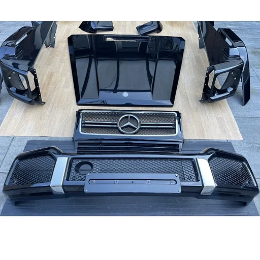 W463 G63 AMG VOORKOP Mercedes 463 2016 G55 G63 G65 AMG ORIGINEEL FRONT TEILE AMG GELANDWAGEN 5.5 6.3 6.5 ZWART