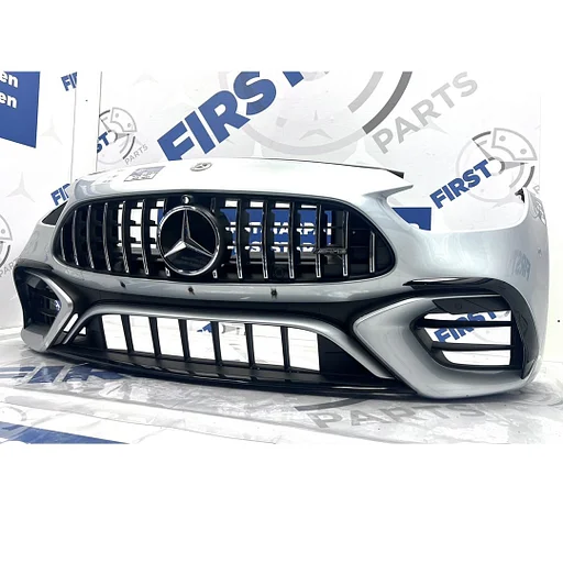 W206 C63 AMG BUMPER C KLASSE A2068859401 C63s VOORBUMPER + PANAMERICANA GT GRIL COMPLEET 2021-2026 NIGHT PACKAGE STOSSTANGE Mercedes C Klasse origineel + PANAMERICANA GRILLE A 206 885 94 01 ZWART WIT GRIJS ZILVER ETC E PERFORMANCE