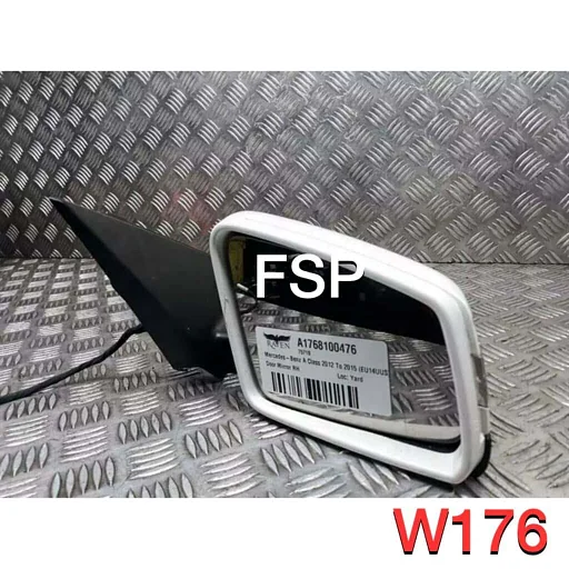 W176 rechter zijspiegel wit Mercedes A Klasse spiegel rechts compleet