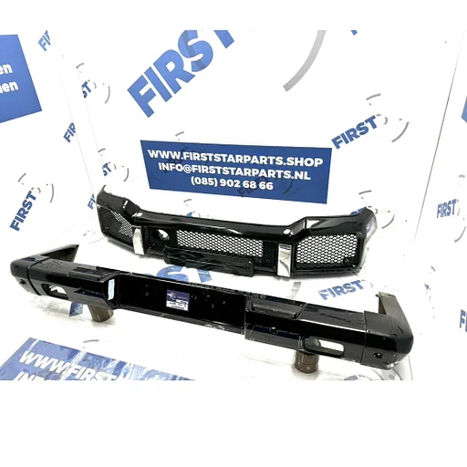 W463 G KLASSE G63 AMG VOORBUMPER + ACHTERBUMPER origineel Mercedes AMG 63 PAKKET G WAGON G55 / G63 BUMPER SET A4638850325 A4638803471