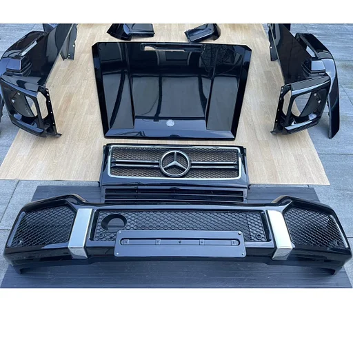 W463 G63 AMG VOORKOP Mercedes 463 2016 G55 G63 G65 AMG ORIGINEEL FRONT TEILE AMG GELANDWAGEN 5.5 6.3 6.5 ZWART