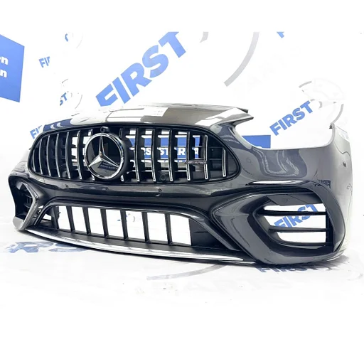 W206 C63 AMG VOORBUMPER C KLASSE ORIGINEEL A2068859401 C63s BUMPER + PANAMERICANA GT GRIL COMPLEET 2021-2026 STOSSTANGE Mercedes C Klasse origineel + PANAMERICANA GRILLE A 206 885 94 01 ZWART WIT GRIJS ZILVER ETC E PERFORMANCE