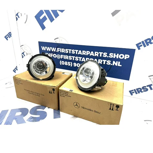 W463 G KLASSE BI XENON KOPLAMP SET Mercedes 2006-2019 A4638200759 + A4638200859 GWAGON LINKS + RECHTS KOPLAMPEN COMPLEET INCL MODULES 463 GKLASSE G55 G63 AMG SCHEINWERFER
