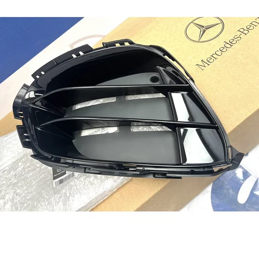 A1778809003 A45 AMG BUMPER ROOSTER A45s RECHTS W177 V177 A KLASSE RECHTER VOORBUMPER GRILLE origineel Mercedes 2019-2025 PLASTIC ROOSTER GLANS ZWART