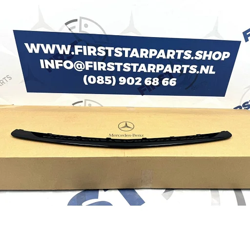 A1778854302 BUMPER LIP W177 A KLASSE W118 CLA ZWART VOORBUMPER SPOILER ORIGINEEL Mercedes 2019-2023 A 177 885 43 02