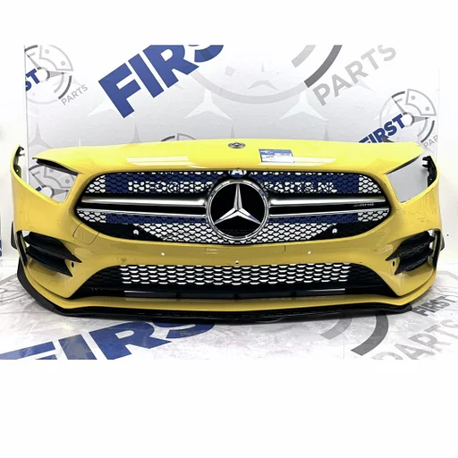 W177 A KLASSE 2021 A35 PERFORMANCE AMG VOORBUMPER GEEL AERO PAKKET Origineel Mercedes PERFORMANCE A35 STOSSTANGE