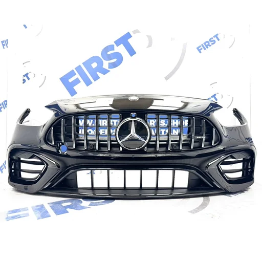 BUMPER W206 C63 AMG VOORBUMPER CARBON C KLASSE ORIGINEEL A2068859401 C63s FRONT BUMPER + PANAMERICANA GT GRIL COMPLEET 2021-2026 STOSSTANGE Mercedes C Klasse origineel + PANAMERICANA GRILLE A 206 885 94 01 ZWART WIT GRIJS ZILVER ETC E PERFORMANCE