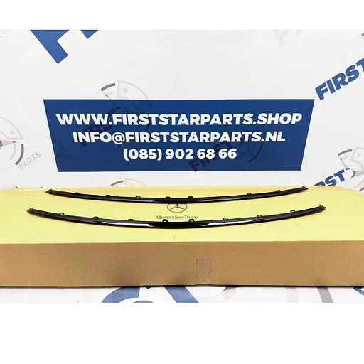 A1778850006 BUMPER LIJST SIERLIJST LIP ZWART FACELIFT W177 A KLASSE W118 CLA ZWART VOORBUMPER SPOILER ORIGINEEL Mercedes 2022-2026 A 177 885 00 06 MOPF
