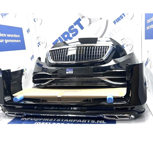 W447 VITO / V KLASSE MAYBACH PAKKET COMPLEET ZWART GRIJS WIT PDC BUMPERS voor Mercedes 2014-2025 MAYBACH UMBAU STOSSTANGE VORNE + HINTERN + MOTORHAUBE
