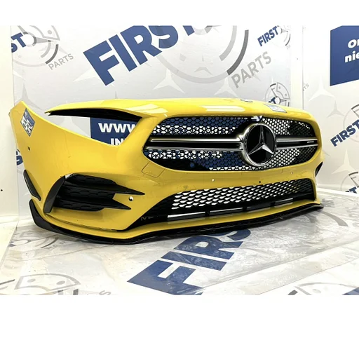 W177 A KLASSE 2022 A35 PERFORMANCE AMG VOORBUMPER GEEL AERO PAKKET Origineel Mercedes PERFORMANCE A35 STOSSTANGE