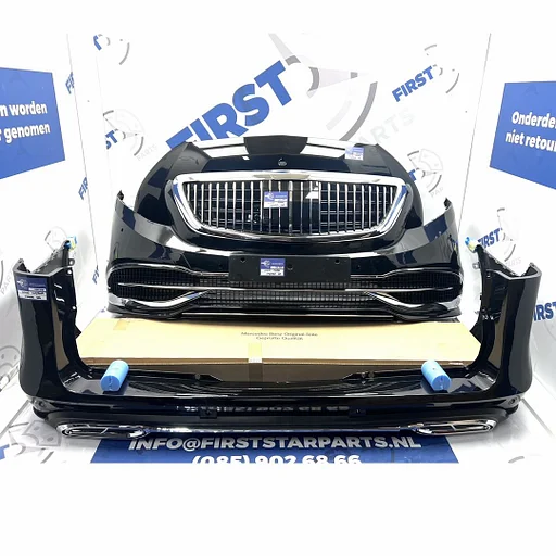 W447 V KLASSE MAYBACH PAKKET COMPLEET ZWART GRIJS WIT PDC BUMPERS + MOTORKAP voor Mercedes 2014-2025 MAYBACH UMBAU STOSSTANGE VORNE + HINTERN + MOTORHAUBE VAUKLASSE / VITO VKLASSE