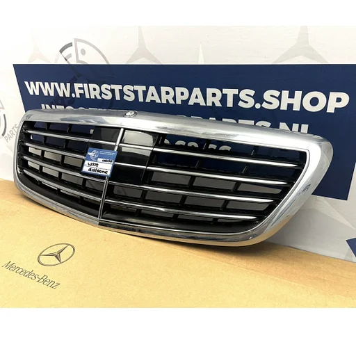 W222 DISTRONIC GRIL Origineel Mercedes S Klasse A22288004 / 0883 FACELIFT Grille 2013-2020 chroom AMG A222880040883 Q002F000 S CLASS MOPF A2228840076