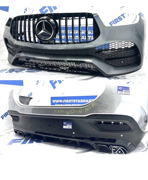 W167 AMG COUPÉ PAKKET BUMPER SET C167 GLE 53 63 AMG VOORBUMPER + ACHTERBUMPER GRIJS ZWART WIT origineel Mercedes 2020-2024 + GT GRIL en DIFFUSER PDC