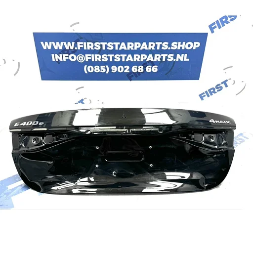 W214 E KLASSE ACHTERKLEP A2147503700 2024 KOFFERKLEP KOFFERBAK EKLASSE SEDAN / LIMOUSINE  origineel Mercedes Eklasse 2022-2026 ZWART/WIT/GRIJS/BLAUW KOFFERKLEP E400e E43 E53 AMG A 214 750 37 00