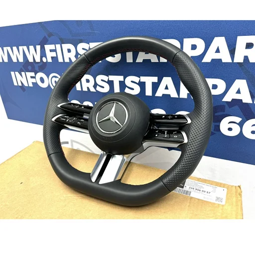AMG STUUR 2024 W177 W118 W247 W206 W214 W254 V167 W223 W464 W257 35 53 AMG STUURWIEL A35 CLA35 GLA35 C43 E53 GLC43 GLE43 S500 ORIGINEEL Mercedes 2021-2025 C63S E63S GLC63S GLE63S S63S CLS63 RODE OF ZWARTE STIK