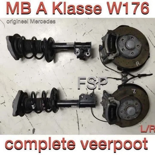 W176 fusee schokbreker vering wielnaaf veerpoot draagarm rem Mercedes A Klasse 2012-2019 LINKS RECHTS