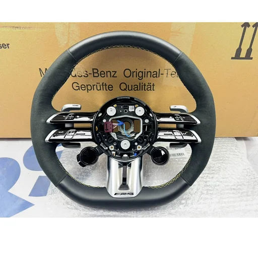 2025 Mercedes C63 CLE63 E63 GLC63 GLE63 S63 AMG STUUR W206 W213 W253 W236 V167 W223 W464 W257 ORIGINEEL Mercedes 2021-2026 C63S E63S GLC63S GLE63S S63S CLE63 CLS63 E PERFORMANCE ALCANTARA A0994600909 K6