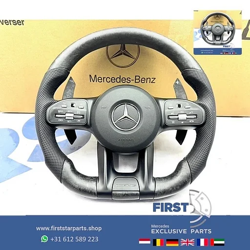 2022 AMG STUUR Mercedes CARBON C63 CLE63 E63 GLC63 GLE63 S63 AMG STUUR W206 W213 W253 W236 V167 W223 W464 W257 CUSTOM CARBON LENKRAD Mercedes 2019-2023 C63S E63S GLC63S GLE63S S63S CLE63 CLS63 E PERFORMANCE CARBON A0994600909 K3