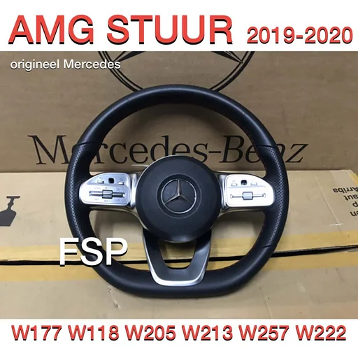 2018-2020 ORIGINEEL AMG STUUR + AIRBAG A B C CLA E G GLA S Klasse