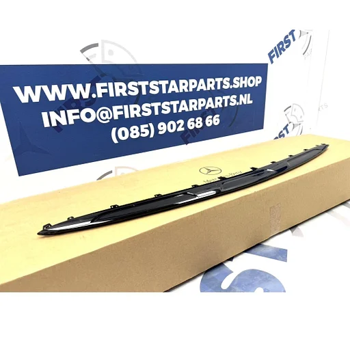 A2548855101 BUMPER LIJST W254 GLC AMG SIERLIJST LIP ZWART X254 GLC43 AMG GLC KLASSE NIGHT PAKKET VOORBUMPER SPOILER ORIGINEEL Mercedes 2022-2026 A 254 906 68 02