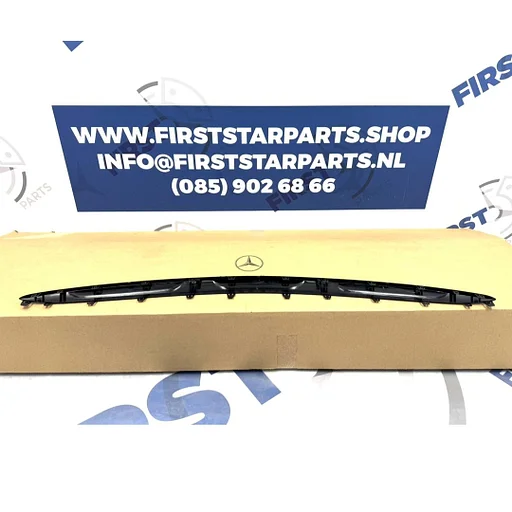 A2548855101 VOORBUMPER SIERLIJST W254 GLC AMG BUMPER LIJST LIP ZWART X254 GLC43 AMG GLC KLASSE NIGHT PAKKET VOORBUMPER SPOILER ORIGINEEL Mercedes 2022-2026 A 254 906 68 02