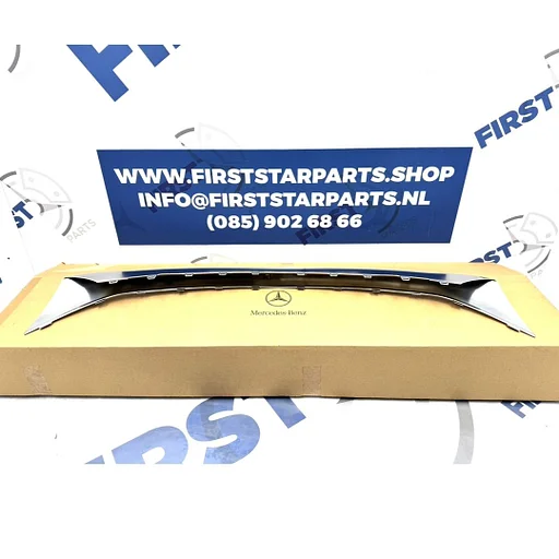 A2228852521 VOORBUMPER LIJST W222 AMG SIERLIJST LIP S KLASSE AMG SKLASSE AMG PAKKET BUMPER SPOILER ORIGINEEL Mercedes 2013-2019 A 222 885 25 21