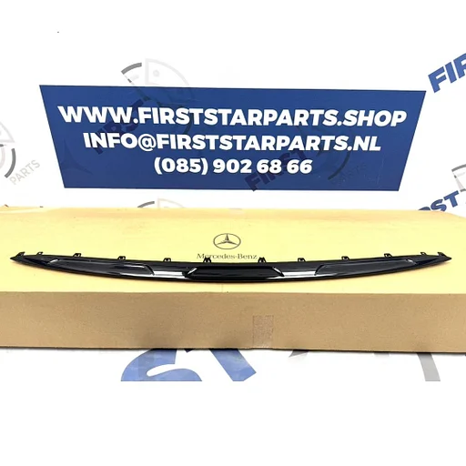 A2548855101 VOORBUMPER SIERLIJST W254 GLC AMG BUMPER LIJST LIP ZWART X254 GLC43 AMG GLC KLASSE NIGHT PAKKET VOORBUMPER SPOILER ORIGINEEL Mercedes 2022-2026 A 254 906 68 02