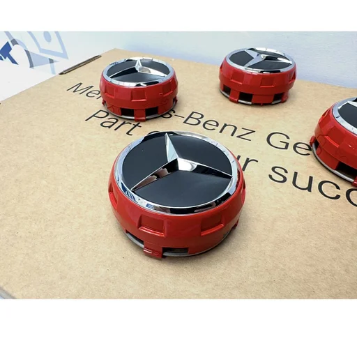 Mercedes AMG Naafkappen set W176 W246 W204 W205 W117 W212 W213 W156 W253 W292 W218 W219 W166 W222 W238 W217 naafdop Wieldoppen Naafdoppen