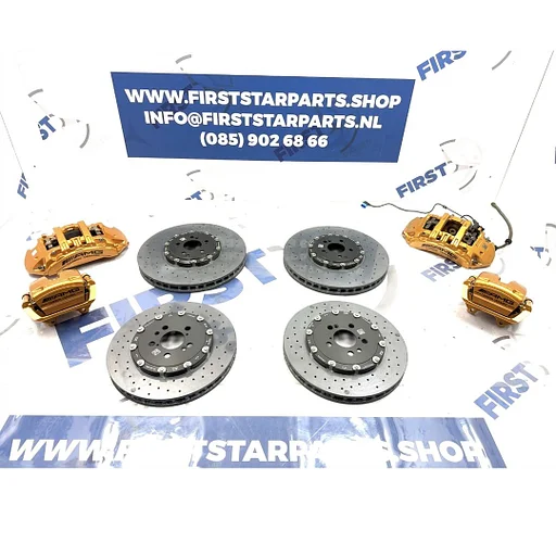 C63 E63 CLS63 GT63 S63 AMG Keramische Rem Set Remklauwen schijven A2314211512 A2314211612 A2314230612 A2314230712 ORIGINEEL MERCEDES KLAUWEN / SCHIJVEN / BLOKKEN COMPLEET